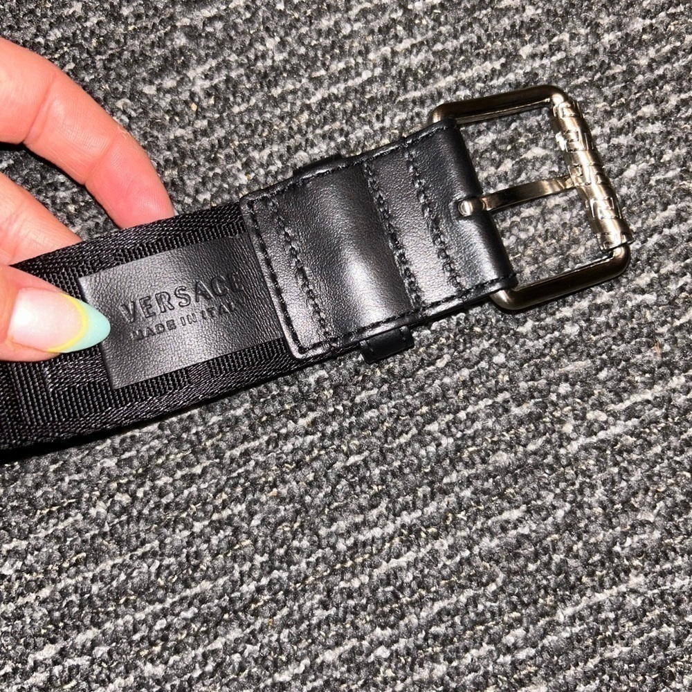 COPY - VERSACE Greta Ribbon Cloth Belt - Picture 4 of 10